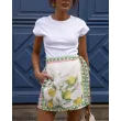Jupe short Citron